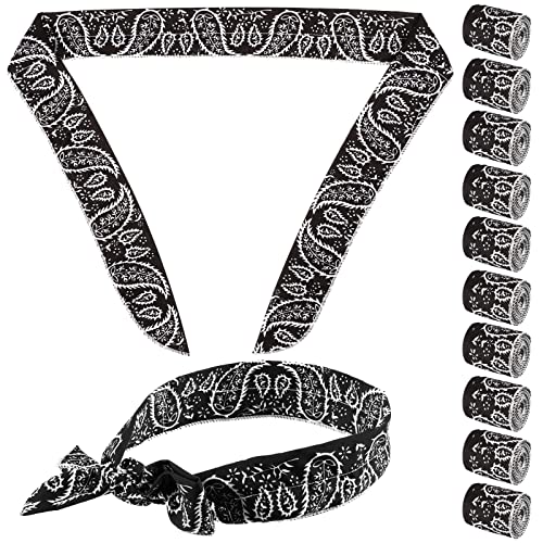 SATINIOR 10 Pcs Cooling Neck Wraps Cooler Ice Wrap Scarf Bandanas Ice Cool Scarf for Women Men Hot Weather Summer Outdoor