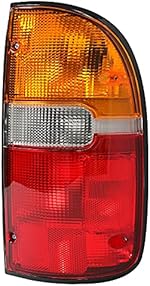 HECASA Tail Light W/ Bulb(s) Compatible with 1995-2000 Toyota Tacoma Passenger Side Signal Brake Lamp Taillight Replacement for TO2801116