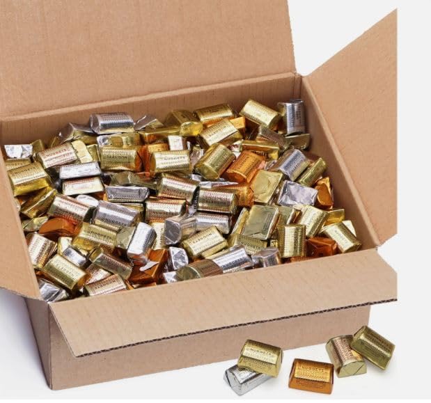 Assorted Chocolate Nuggets, 2 Lbs., Bulk, Foil Wrapped, Perfect for Weddings, Anniversaries, Showers, Corporate Events, Candy Bowls & Buffets, Gifts & More!