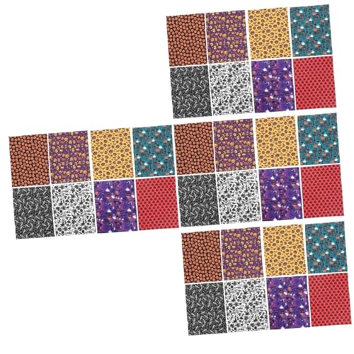 Tissus Patchwork DIY Halloween SEWACC : 32 Pièces Faciles à Coudre pour Déco