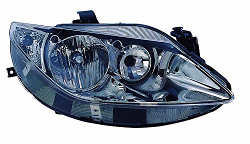 Phare avant droit chrome haut de gamme compatible type Valeo H7/H7