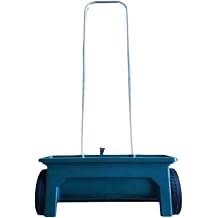 Hand Push Spreader 12L Walk Behind Drop Spreader for Garden Lawn Salt