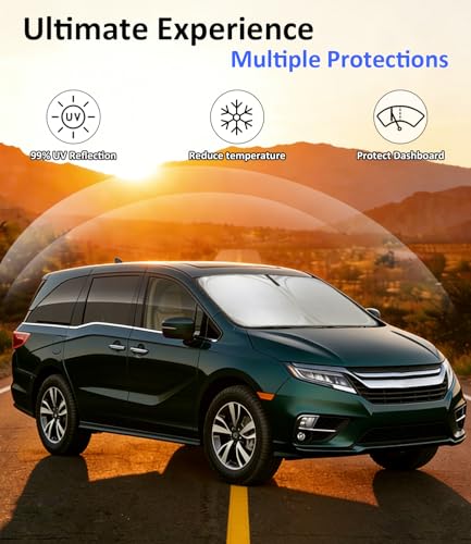 Image of Windshield Sun Shade for Honda Odyssey 2018-2026 Accessories