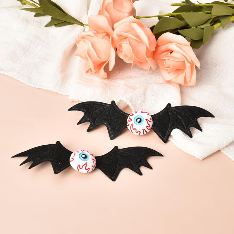 Miniatura 2 de Pinzas para el cabello de Halloween con alas de murciélago para mujeres, horquillas de Halloween para niñas, accesorios para el cabello para
