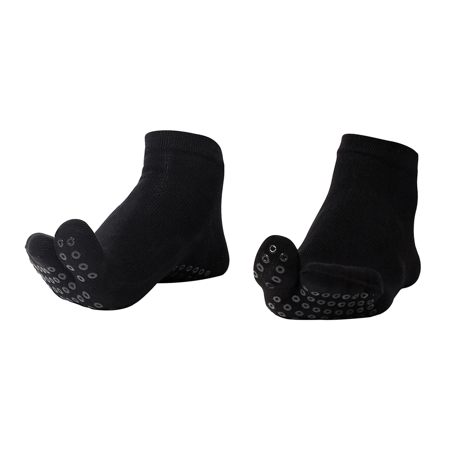 Mint & Oak Unisex Two-Toe Grip Socks Anti-Slip Socks for Yoga, Pilates, Home & Elderly Use | Non-Skid Sole for Fall Prevention | Breathable & Stretch Fit-image-35