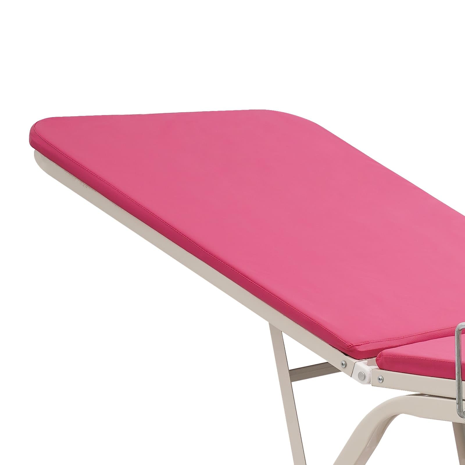 Silla/Cama de Examen Ginecológico para Sala de Parto, Ángulo Ajustable, Reposabrazos Ajustables en Altura, Capacidad de Carga 150 kg, Ideal para Hospitales y Clínicas (Rosa)