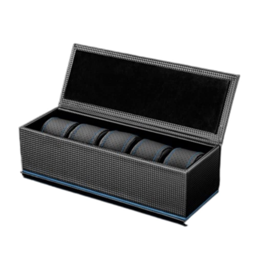 QUSYZD Watch Case Watch Roll Watch Winder Storage Box Watch Box Men And Women 5 Slot Jewelry Bracelet Display Watch Box Watch Organizer,