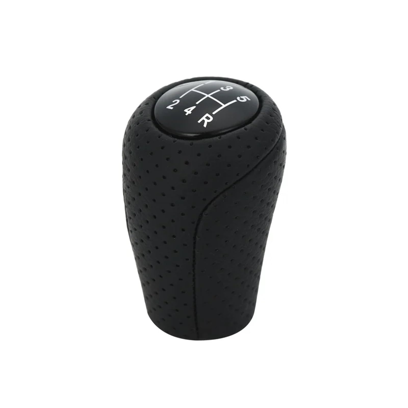 Ouvecr With Hole 5 Speed Car Shift Gear Knob Handle For Mazda 3 Bk Bl 5 Cr Cw 6 Ii Gh For Cx-7 Er For Mx-5 Nc Iii 5/6 Speed Lever Ball Leather Gear Shift Knob Car Accessories Gear Shift Cover(With Hole 5 Speed)