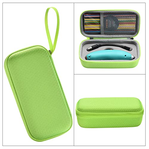 PALUMMA Estuche de transporte para bolÃgrafo 3D para 3Doodler Start+ Essentials 3D estuche de almacenamiento para bolÃgrafos 3D y accesorios, Green, Funda de transporte 3 PALUMMA Estuche de transporte para bolÃgrafo 3D para 3Doodler Start+ Essentials 3D estuche de almacenamiento para bolÃgrafos 3D y accesorios, Green, Funda de transporte - Imagen 4