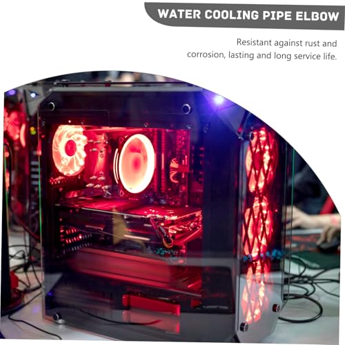Codo de refrigeración por agua giratorio para modificar circuitos internos de PC 4