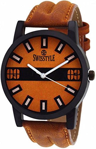 SWISSTYLE SS-GR814BRW-BRW Analog Watch for Men (B01MY4IRF9) Amazon Price History, Amazon Price Tracker