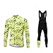 UGLY FROG Mujeres Maillot de Ciclismo Camiseta de Manga Larga de Bicicleta Pantalones Largos Cojín 3D Transpirable Otoño CXWL01F