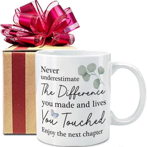 Never Underestimate The Difference You Made Mug Inspirational Tha...