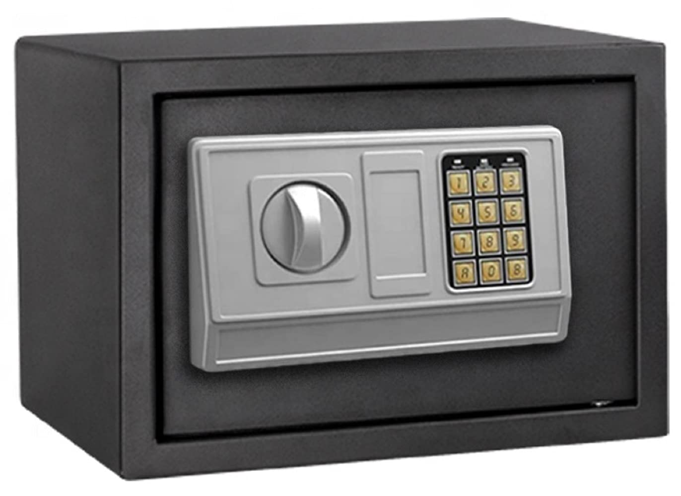 Smax Safe Box with Electronic Digital Touchpad and Keys Options for Money Jewelry and Passport 8.5 Liter Capacity, H20 x W31 x D20 cm