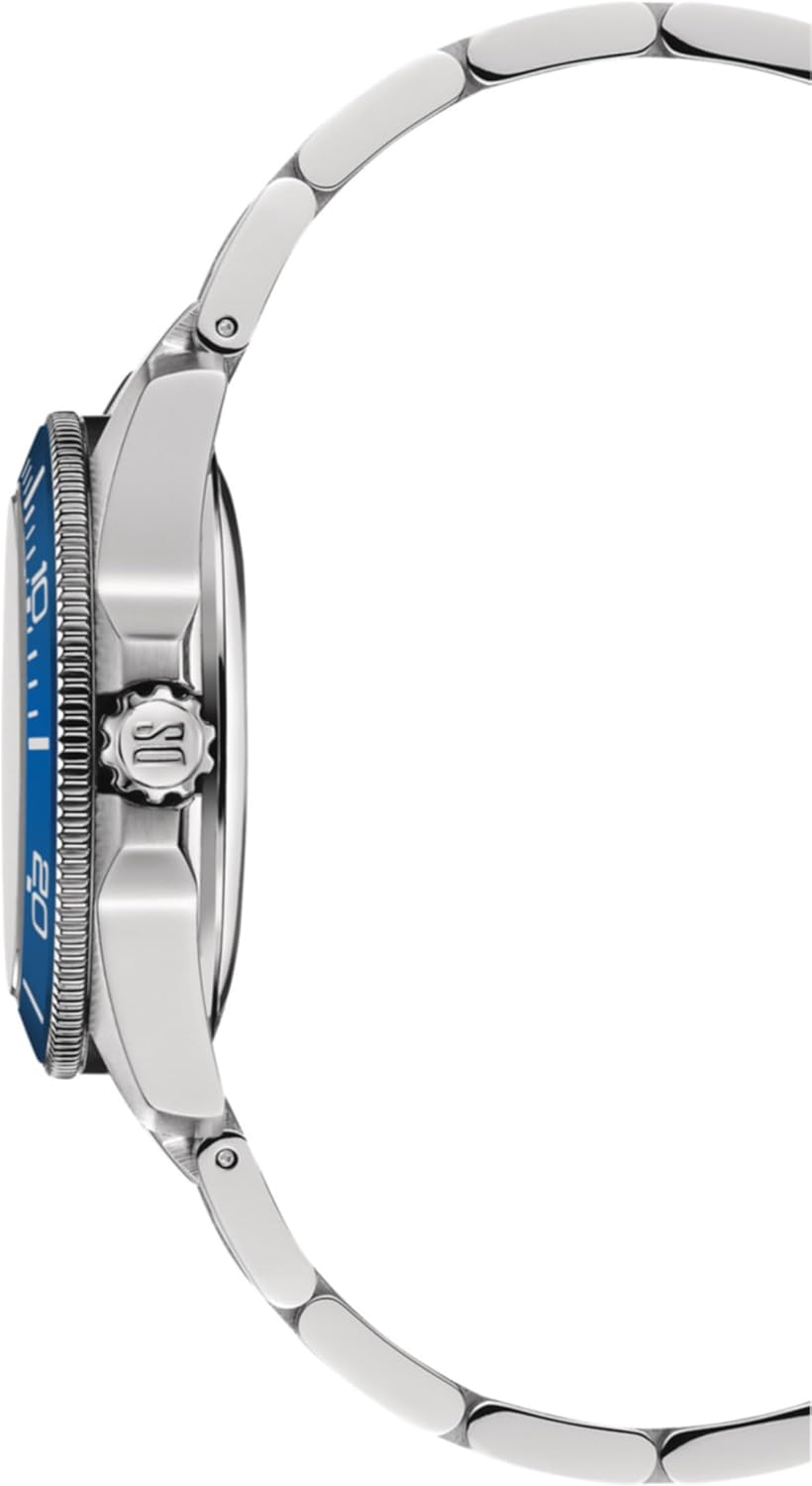 Certina, Womens, DS Action Lady 34.5mm, Stainless Steel, Swiss Automatic, Watch, Blue, Stainless Steel, 18, (C0320071104100)