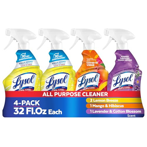 Lysol All Purpose Cleaner Spray, Multi-Purpose Disinfecting Spray...