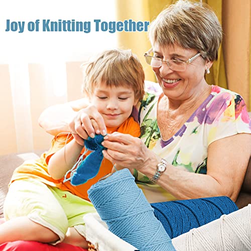 Macramè Corde Set 3mmx300m, EUBSWA Cotone Macramè