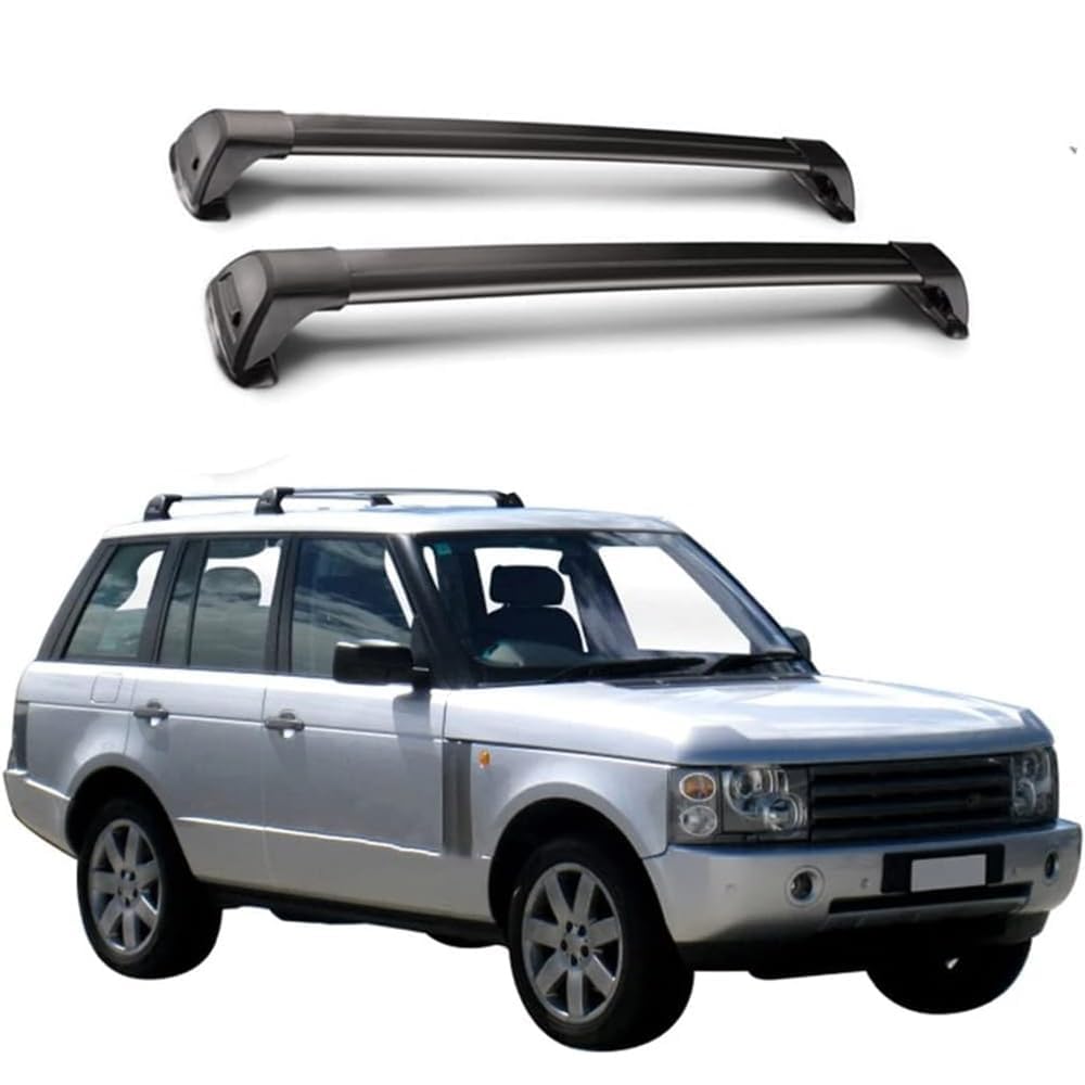 Car Roof Rail Bars Rack for Land Rover Range Rover III (L322) 2002–2012, Luggage Frame Travel Rack Dirt-Resistant Cargo Railing Rack Transportrack,A