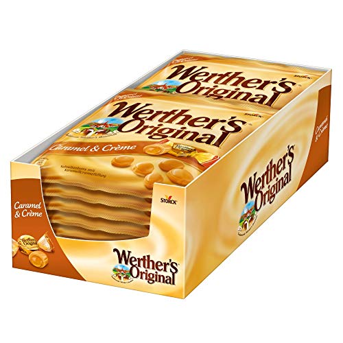 Werther's Original Caramel & Crème (5 x 225g) / Sahnebonbons mit Karamell-Kern Cover