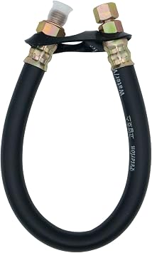 HON1012 HON1412 Engine 12mm Drain Oil Changing Hose 14 Length Oil Drain Aid Tool (Black 1pcs)
