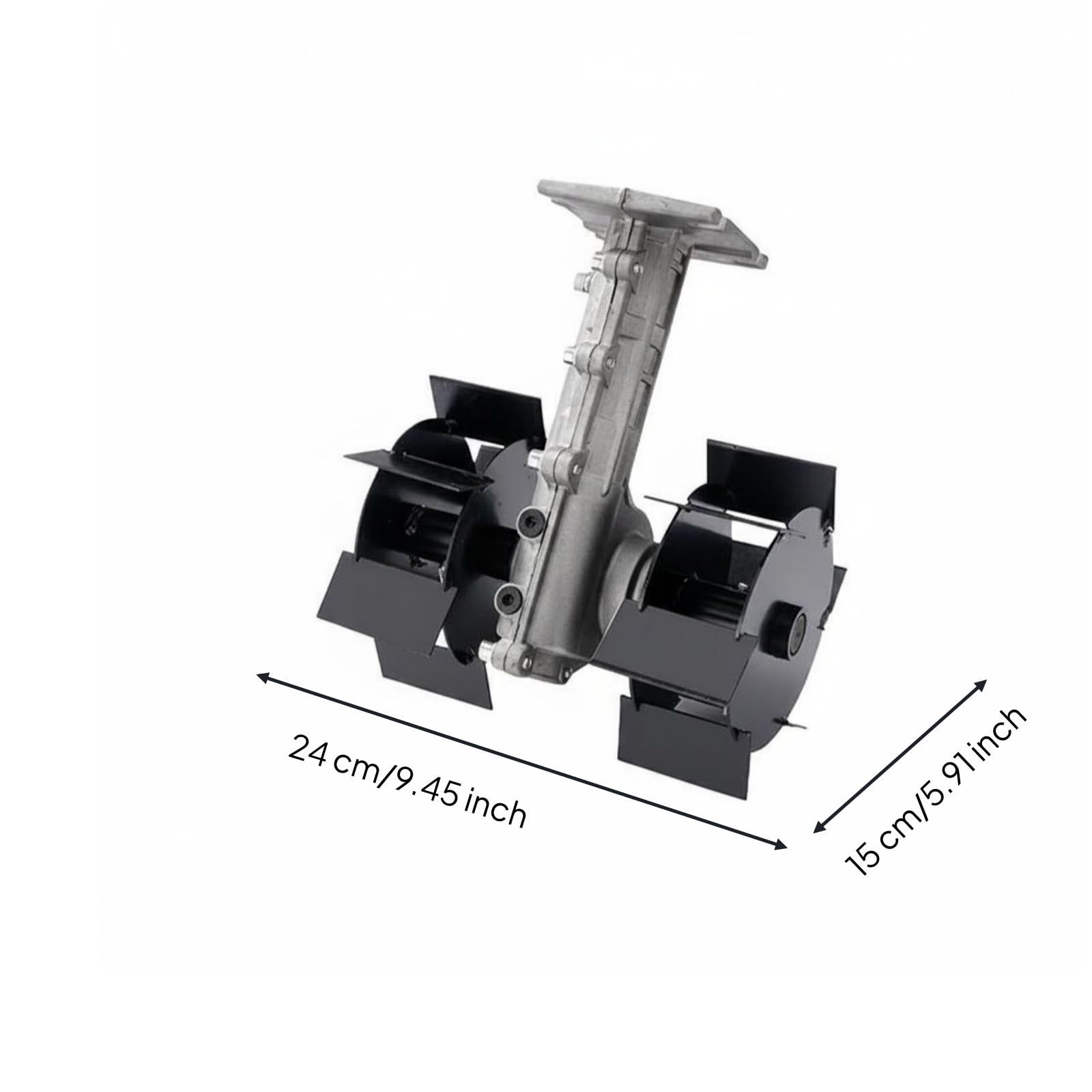Rueda para Cortacésped Rueda de Cultivo Rueda para Surcos Rueda de Limpieza de Malezas con Diseño Intercambiable de Alta, 7 Cm, Rueda Desmalezadora De Cuchilla Recta