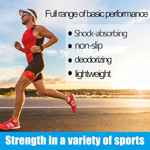 Image of Shoe Insoles, Comfort Thin Lightweight Shock Absorption and Cushion Shoe Insole, Best Insoles for Men and Women for Everyday Use