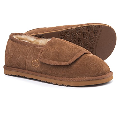 Lamo Sheepskin Bootie Wrap Slipper - Wo Chestnut - Large (W8-9) Wide