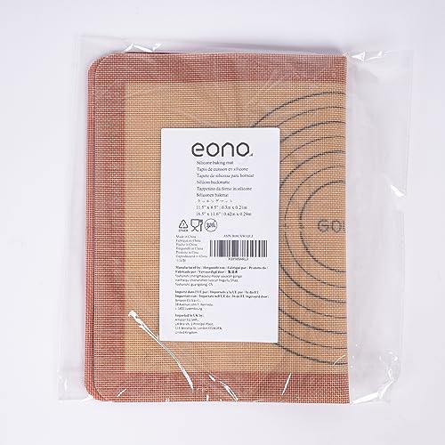 Amazon Brand - Eono Set da 4 Tappetini da Forno