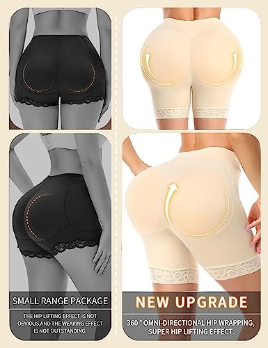Image of Women Bigger Butt Enhancer Butt Lifter Padded Lace Shapewear Control Panties Seamless Thicker Fake Buttock Underwear