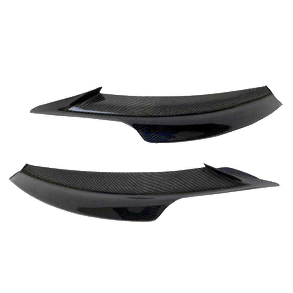 2X Carbon Fiber Front Bumper Splitter Lip for BMW E90 335i 328i LCI M-Tech