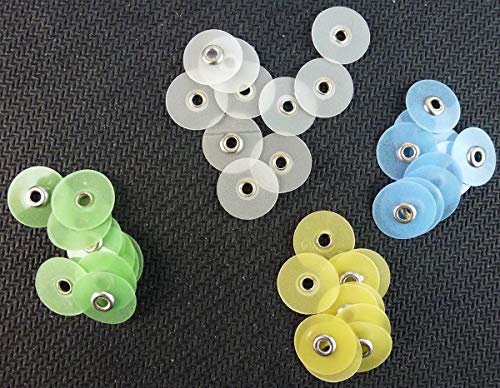 Image of 40Dental Composite Finishing Polishing Disc Universal Kit Metal Bush Easyinsmile (10MM)