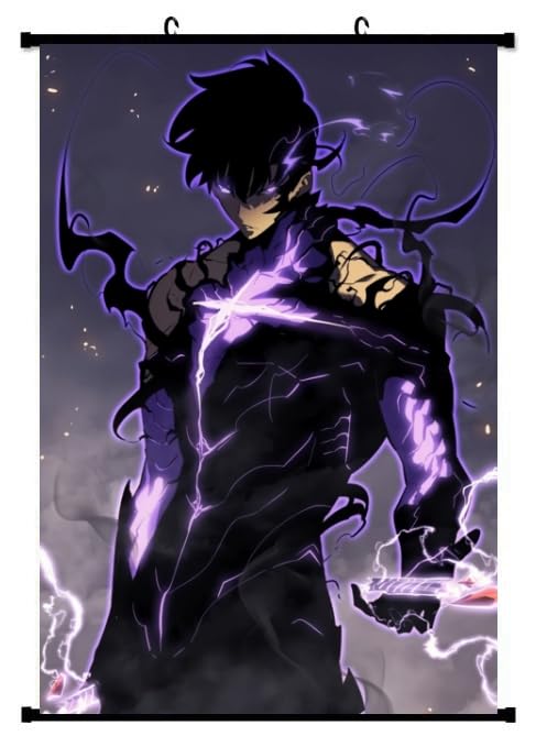 Solo Leveling Sung Jin-woo Framed Poster Review