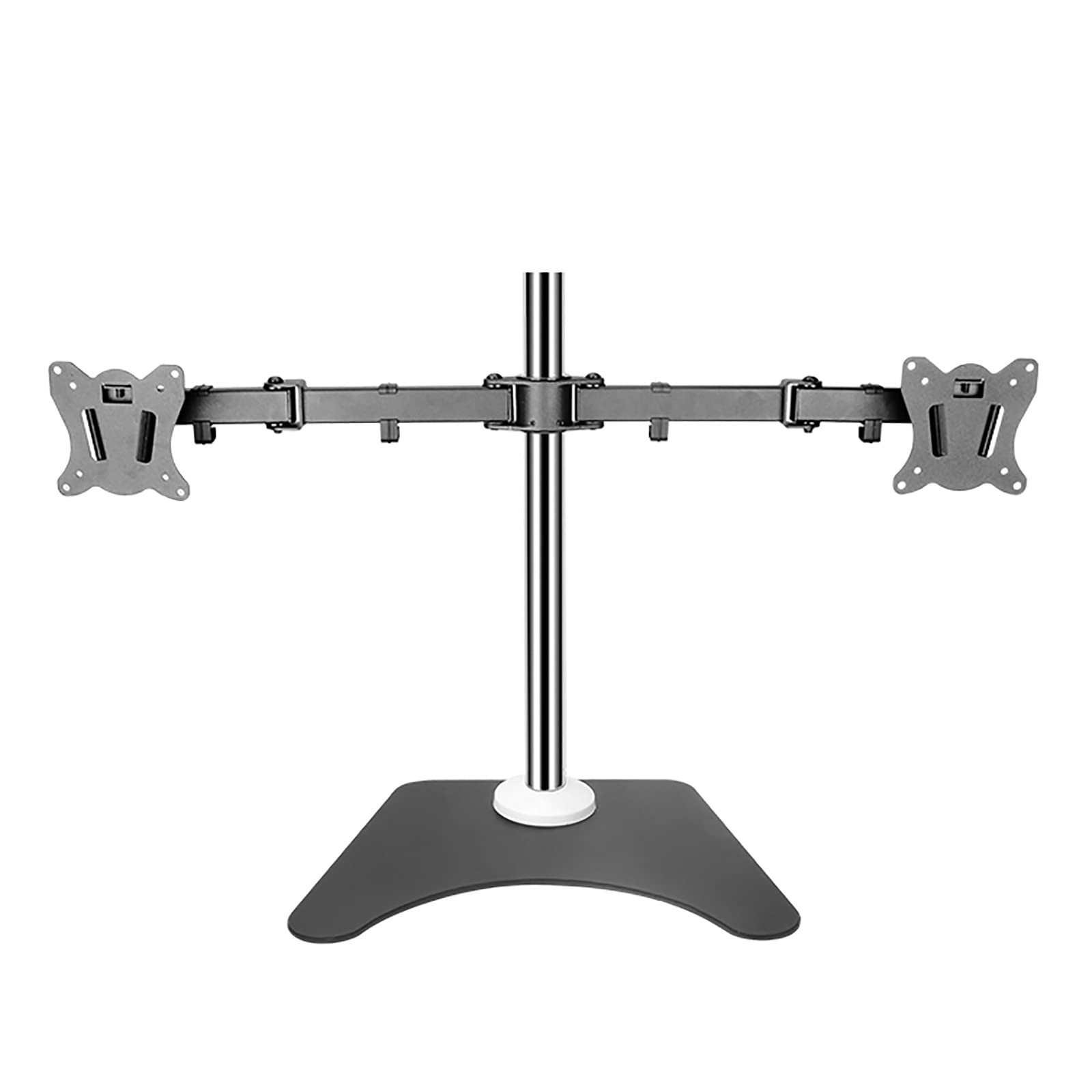 asdchZen Dual Screen Monitor Desk Mount,Fully Adjustable Monitor Arm Stand For 20-27 Inch Tvs,Holds 2 Screen Up To 10Kg/22Lbs,40cm