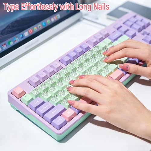 110 Adhesivos para Teclado con Diseño de Patas de Gato miniatura 6