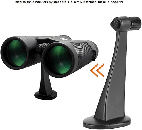 Miniatura 2 de Adaptador de trípode para telescopio, soporte de adaptador de montaje de trípode binoculares, interfaz estándar de tornillo de 1/4, para telescopio