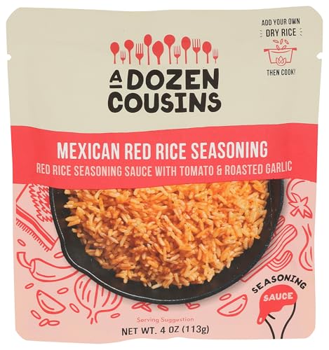 A DOZEN COUSINS Mexican Red Rice Seasoning Sauce, 4 OZ