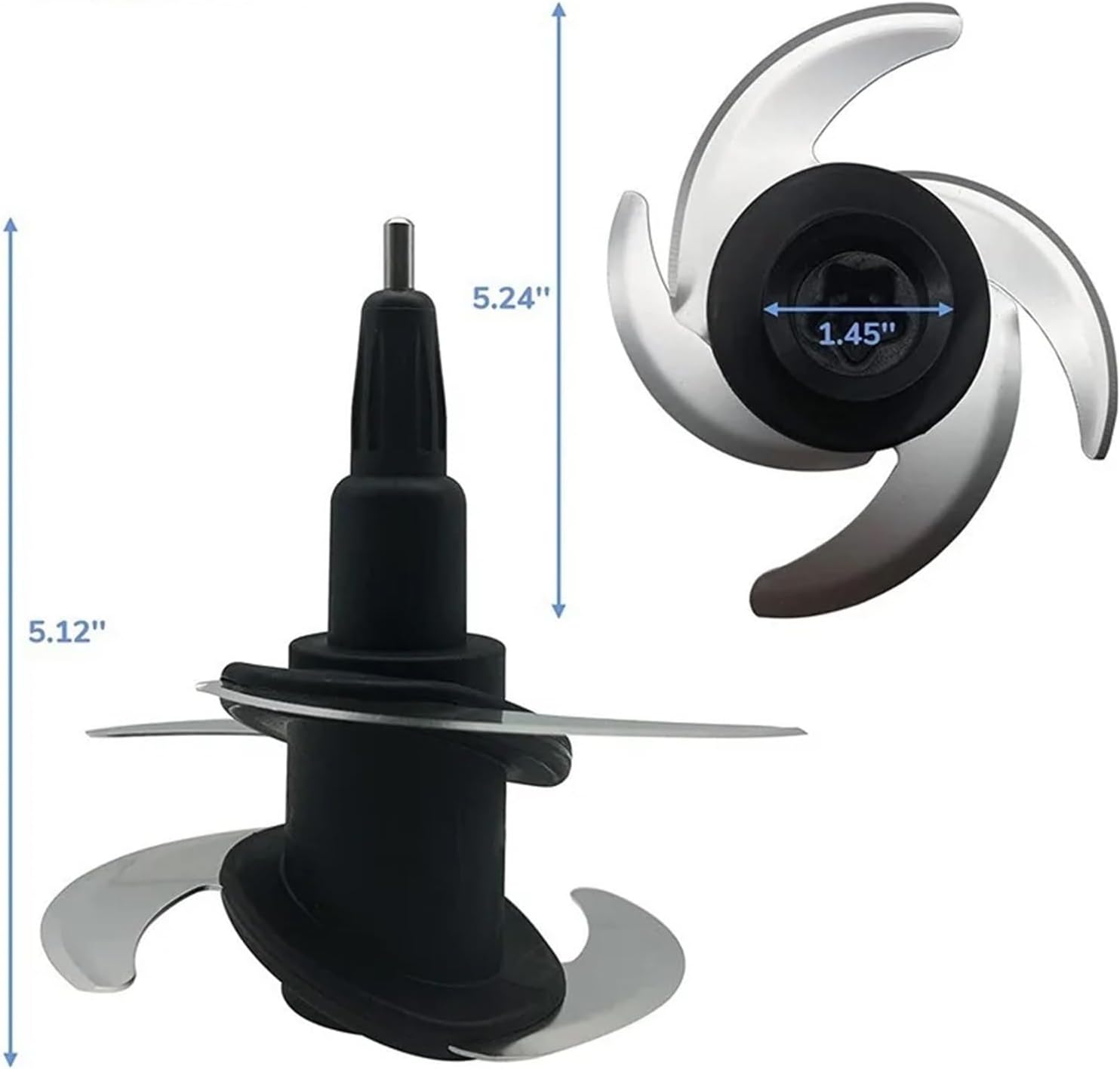 ,Compatible for Ninja, Food Processor Bowl Chopping Blender Blade Replacement Chopping Blade