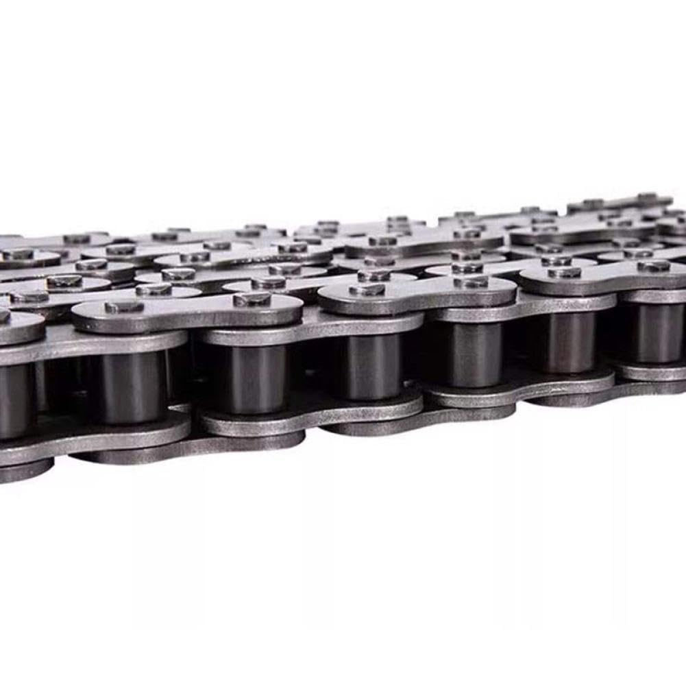 Cadena de transmisión Industrial resistente, 1 unidad, 2 puntos, 04C, 5 metros, 5000mm, Compatible con piezas de motocicletas automotrices
