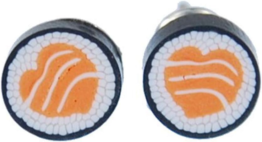 Sushi Earrings Ear Studs Earstuds Miniblings Japan Food Maki Fish Asia 2