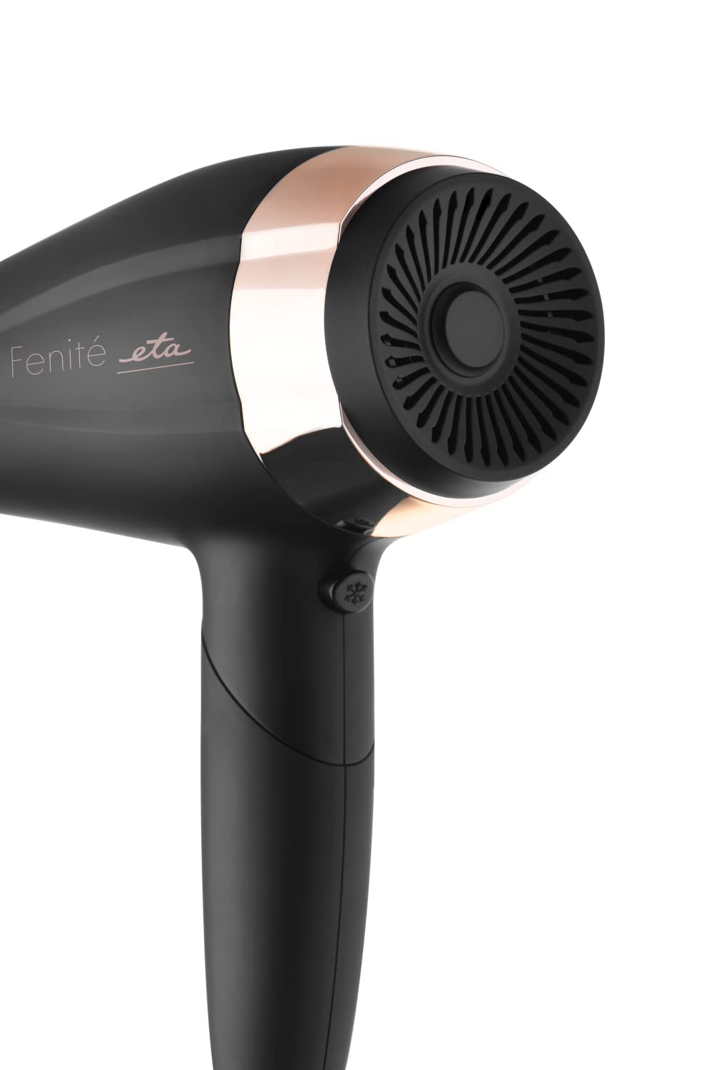 ETA Haartrockner Fenite I Black Edition I Klappbar I 2200 W I Ion-Funktion I Kaltstufe I Sehr leicht I Diffusor I Reisetasche I 3 Temperatureinstellungen I 2 Geschwindigkeiten I Reisehaartrockner