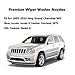 68260443AA Premium Wiper Washer Nozzles Fit for 2005-2023 Jeep Grand Cherokee WK WK2 WL Windshield Washer Fluid Jet Nozzle | Easy to Install | 2 Pack, Ref 55372143AB, Grand Cherokee Accessories