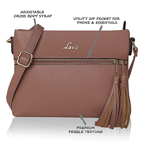 Image of Lavie Women's Tasco Tassel Sling Bag | Ladies Purse Handbag