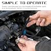 Broken Spark Plug Remover Tool, Car Engine Broken Spark Plug Removal Tool with Left-Hand Thread & 10mm Hex Structure, CRV Steel Sparkplug Extractor Tools, Repair Car Accessories (Black)