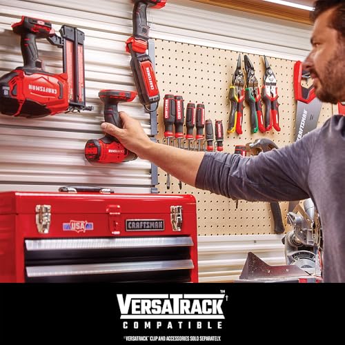 Image of CRAFTSMAN 20V Battery and Charger Set, 2Ah and 4Ah Lithium Ion Batteries and Charger Kit (CMCB204-CKVA)