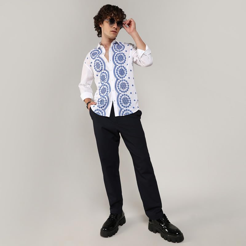 Image of CAHOOT Men's Brushed Buffalo Check Shirtfor Casual Wear | Spread Collar | Long Sleeve | Button Closure | Shirt Crafted with Comfort Fit for Everyday Wear