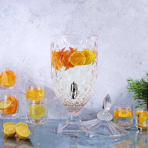 Drinkstuff Glass Drinks Dispenser with Tap - 4 Litre Water & Juice Server for Parties, Buffets, BBQs & Home Hosting - Leakproof, Reusable & Easy to Clean - Image 5