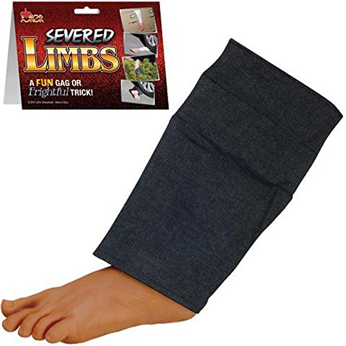 Surprising Fake Realistic Pants Leg & Foot - Halloween Prop