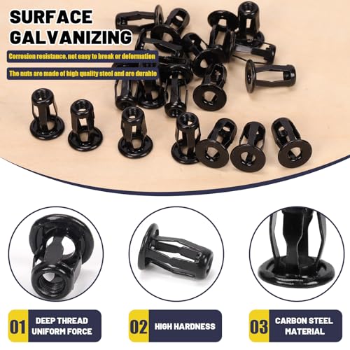 Mardatt 25Pcs M5 Jack Nuts Assortment Kit - Image 3