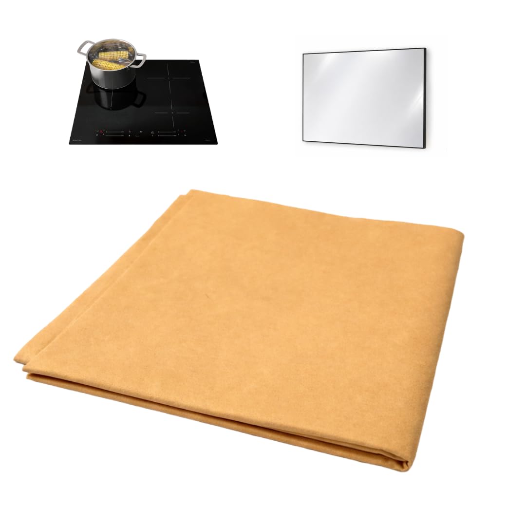 Today – Professional Microfiber Cloth for Induction Hob and Glass – Streak-Free & Lint-Free – Ideal for Kitchen Cleaning and Glossy Surfaces – Made in Italy