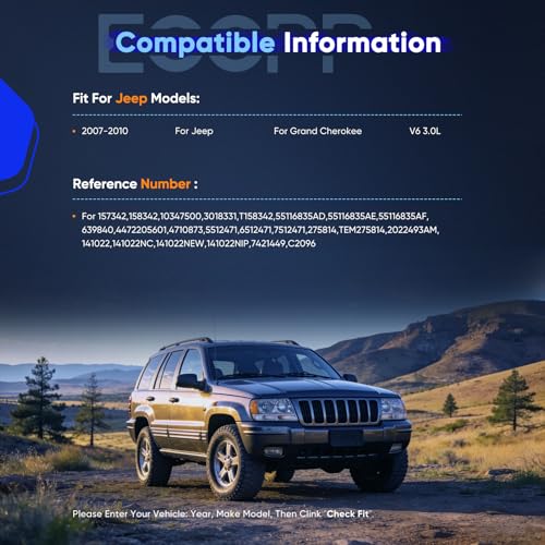 Image of ECCPP A /C Compressor with Clutch Fit for Jeep Grand Cherokee 3.0L 2007-2010 AC Compressor